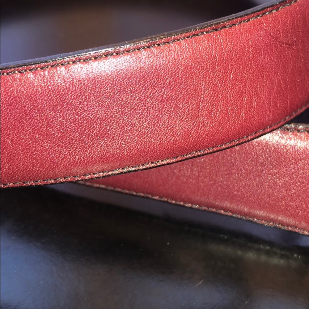 Brass & Burgundy, 34 waist belt, good condition